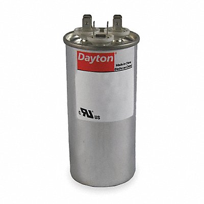 DAYTON 6FLT7 Dual Run Capacitor 70/7.5 MFD 5 5/8 H
