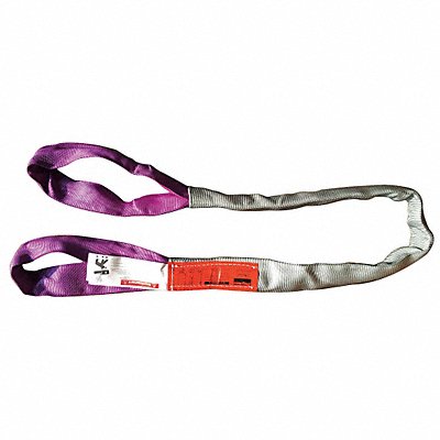 DAYTON 2MJR3 Round Sling Flat Eye 6 ft L 5 200 lb Cap
