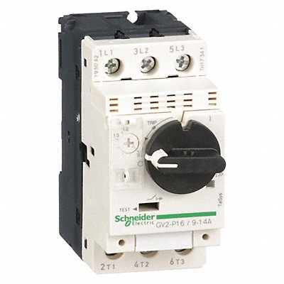 SCHNEIDER GV2P16 Manual Motor Start IEC SelectorSwtch Therm