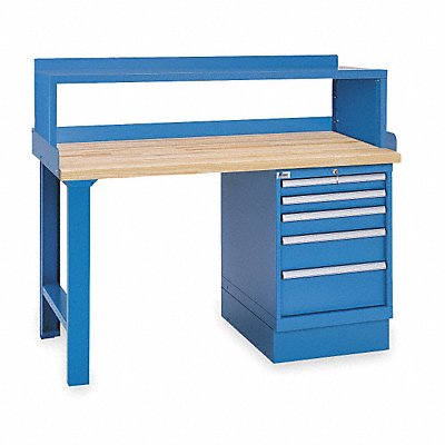 LISTA XSWB2060BTBBSRS Workbench Butcher Block 60 W 30 D