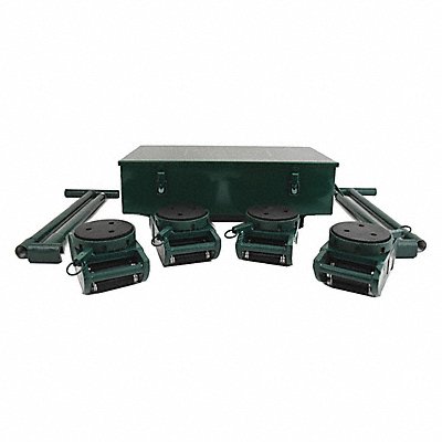 HILMAN ROLLERS KNRS8SLP Equipment Roller Kit 16 000 lb Swivel