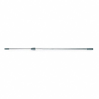 UNGER EZ25G Telescoping Pole 96 in L Silver