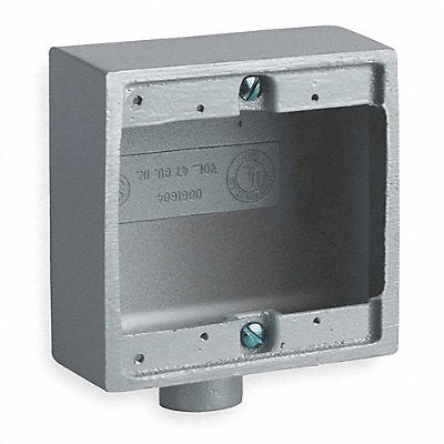 HUBBELL KILLARK 2FS2M Weatherproof Box 2Gang Iron