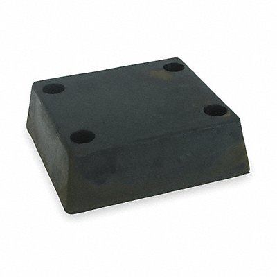 GRAINGER 2MYR1 Dock Bumper 13 x4 x12 Rubber