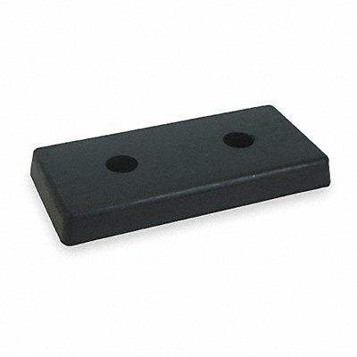 GRAINGER 2MYR2 Dock Bumper 8x2x17-1/2 in Rubber