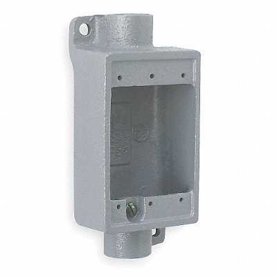 HUBBELL KILLARK FSC2M Weatherproof Box 3/4 in Hub 18 cu in