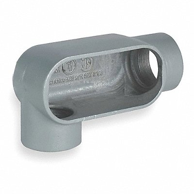 HUBBELL KILLARK LR37 Conduit Outlet Body Iron Trd Sz 1in