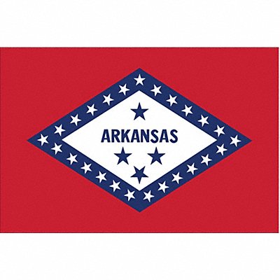 ANNIN FLAGMAKERS 140360 D3761 Arkansas State Flag 3x5 Ft
