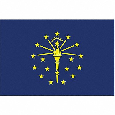 ANNIN FLAGMAKERS 141660 D3761 Indiana State Flag 3x5 Ft