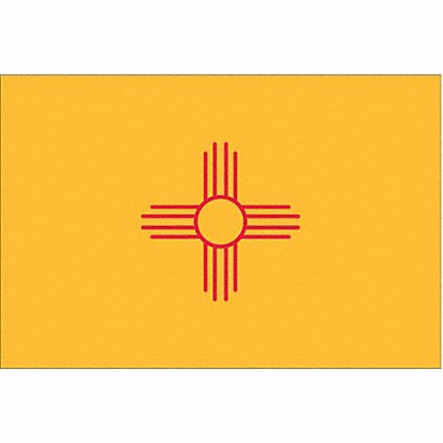 ANNIN FLAGMAKERS 143760 D3761 New Mexico State Flag 3x5 Ft