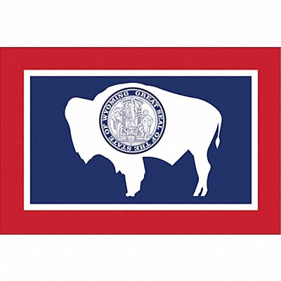 ANNIN FLAGMAKERS 146160 D3761 Wyoming State Flag 3x5 Ft