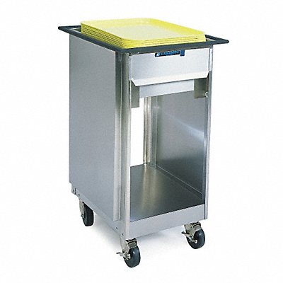 LAKESIDE 998 Rack Dispenser Cart 23 3/4 in L SS