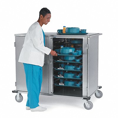 LAKESIDE 5618 Meal Delivery Cart 58 3/4 in H SS