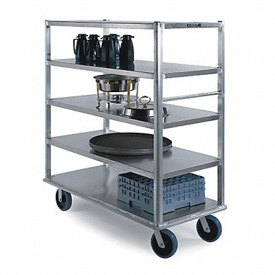 LAKESIDE 4596 Banquet Cart 29 W 75 H Silver
