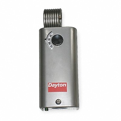 DAYTON 2NNT1 Mechanical Thermostat Heat or Cool SS 110/30F
