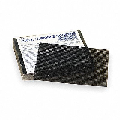 TOUGH GUY 2NTJ7 Scouring Pad 5 1/2 in L Black PK20