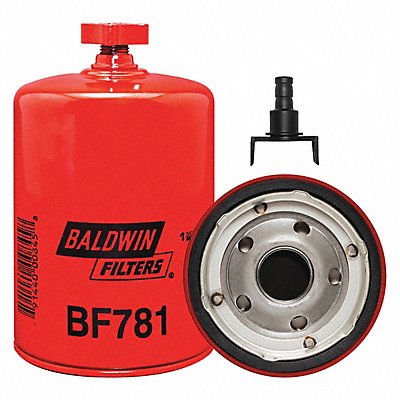 BALDWIN FILTERS BF781 Fuel Filter 6-1/8 x 3-11/16 x 6-1/8 In
