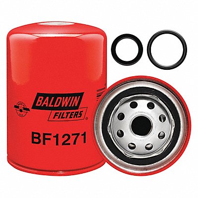 BALDWIN FILTERS BF1271 Fuel Filter 5-3/8 x 3-11/16 x 5-3/8 In
