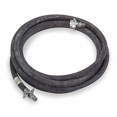 CONTINENTAL 20023434 Steam Hose 1/2 ID x 50 ft L Black