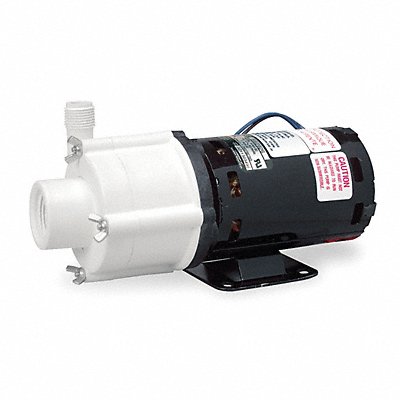 LITTLE GIANT 583503 Magnt Drv Pmp 1/2in NPT 1/8hp Glss PP