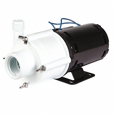 LITTLE GIANT 582503 Magnt Drv Pmp 1/2in NPT 1/10hp Glss PP