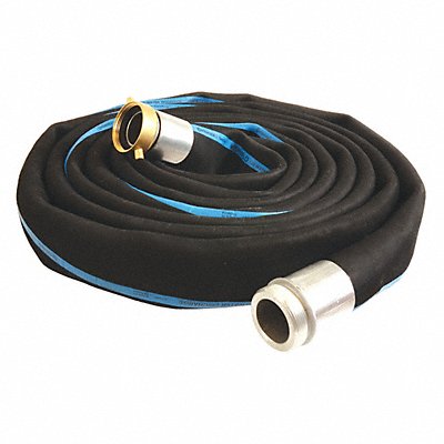 CONTINENTAL RD15050MFG Water Hose 1-1/2 ID x 50 ft Black