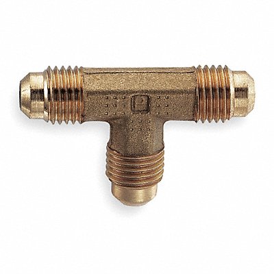 PARKER 144F6 Union Tee 45deg Brass Tube 3/8 in PK10