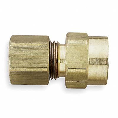 PARKER 66C42 Connector Brass CompxF 1/4Inx1/8In PK10