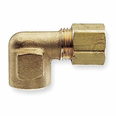 PARKER 170C44 Elbow 90 Brass CompxF 1/4In PK10