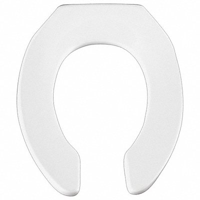 BEMIS 955CT000 Toilet Seat Round Bowl Open Front White