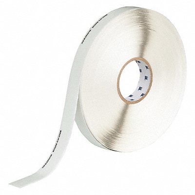BRADY 81730 Floor Tape White 1 inx250 ft Roll