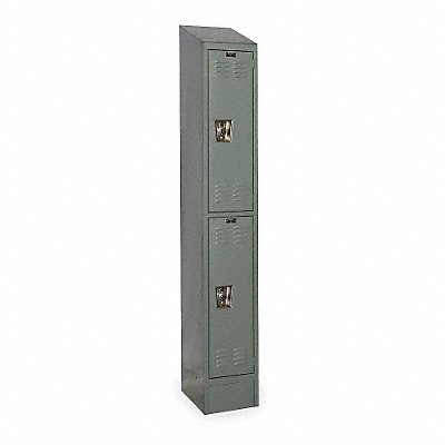 HALLOWELL URB12882ASBHG D4822 Locker 2x1Locker Drk Gry 84 x12 x18 Assm