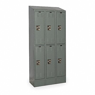 HALLOWELL URB32882ASBHG D4823 Locker 2x3Locker Drk Gry 84 x36 x18 Assm