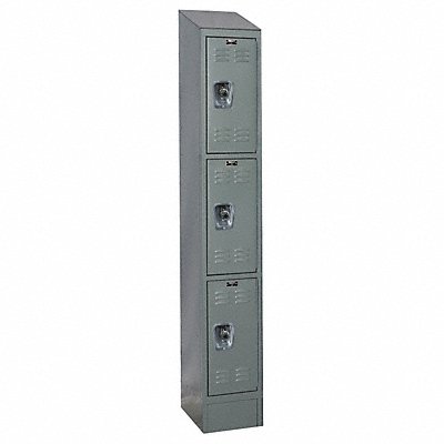 HALLOWELL URB12283ASBHG D4824 Locker 3x1Locker Drk Gry 82 x12 x12 Assm