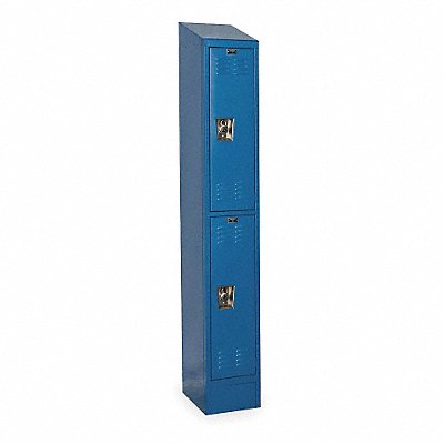 HALLOWELL URB12282ASBMB D4817 Wardrobe Locker Louvered 1 Wd 2 Tier Marine Blue