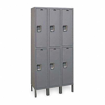 HALLOWELL UY38882AHG K4125 Locker 2x3Locker Drk Gry 78 x54 x18 Assm