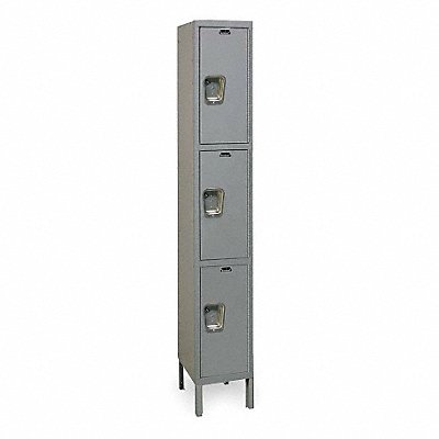 HALLOWELL UY12883HG K4119 Locker 3x1Locker Drk Gry 78 x12 x18 Unassembled