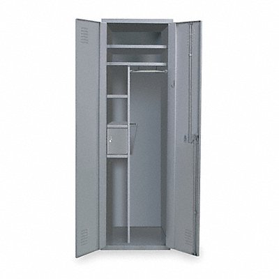 HALLOWELL HERL4421GHG Wardrobe Locker 2opng Dark Grey Assm