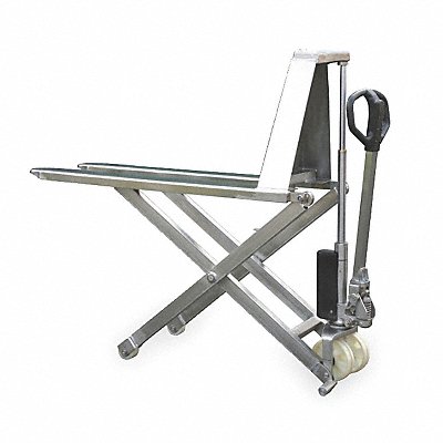 DAYTON 2PLJ2 Manual Pallet Lifter 2200 lb 27 in W SS