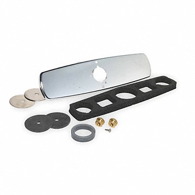 SLOAN ETF608A Trim/Cover Plate Chrome 10-1/4 L 2-1/2 W