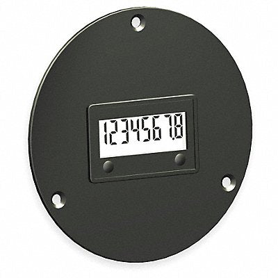 TRUMETER 34101000 LCD Hour Meter 3-Hole 2.87 in Flange