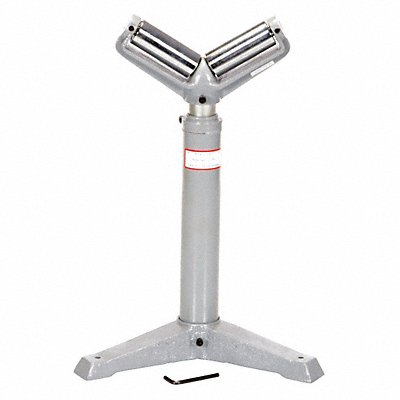 GRAINGER STANDV V-Roller 23 to 38.5 H 1760 lb Cap.