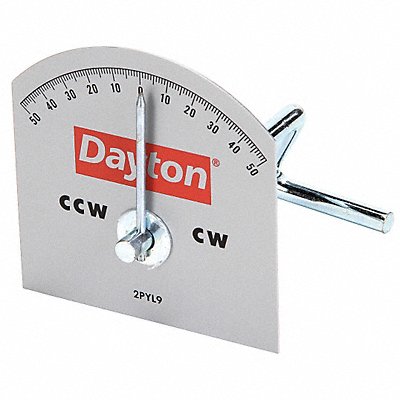 DAYTON 2PYL9 Fan Blade Pitch Gauge