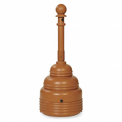 EAGLE 1208BROWN D0289 Cigarette Receptacle 4 gal Brown