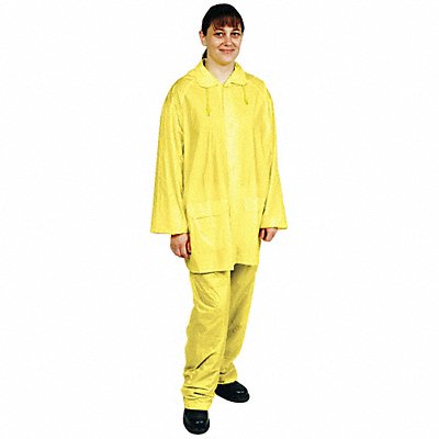 CONDOR 1FBB9 D2281 Rain Suit Jacket/Pant Unrated Yellow 4XL