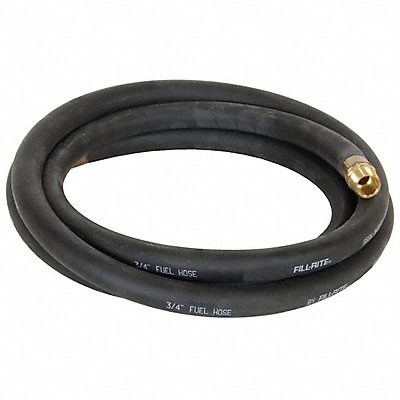 FILL-RITE FRH07512 Fuel Hose 3/4 In NPT Inlet/Outlet 12 ft.