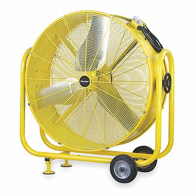 DAYTON 2RDZ4 High Visibility Industrial Fan 42 Blade Dia 2Spd
