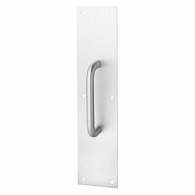 ROCKWOOD 102X70A3 Pull Plate Round Grip Brass 3 x12 In