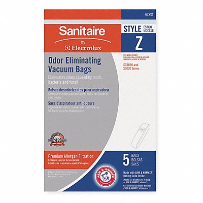 SANITAIRE 63881 Bag Z Paper Non-reusable PK5