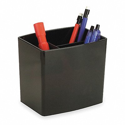 OFFICEMATE 22292 Pencil Cup Large Black Plastic